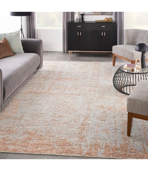 Nourison Luna Blue Mocha LUN01 9 ft. X 12 ft. Rect. Rug
