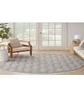 Nourison Aloha Grey ALH35 7’10” Round Rug
