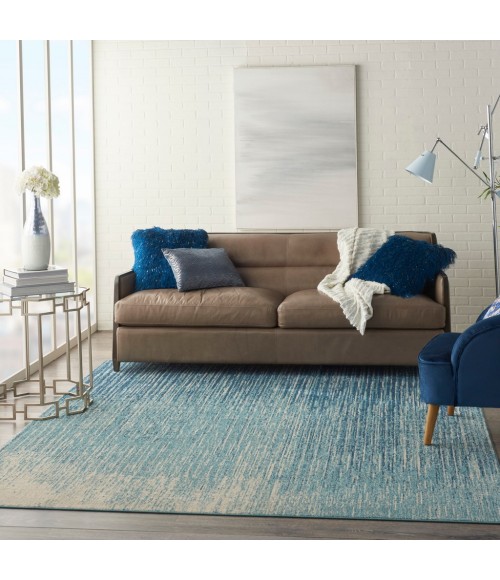 Nourison Passion Area Rug PSN09-Navy/Light Blue