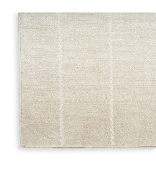 Nourison Serenity Home Ivory SRH05 2 ft. 2 in. X 6 ft. Rect. Rug