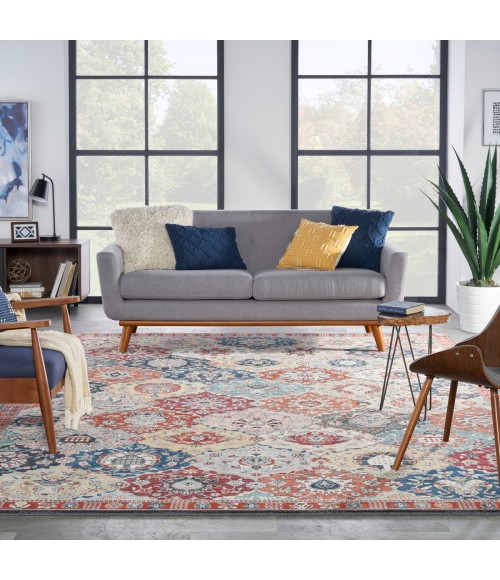 Parisa Area Rug Nourison Parisa Area Rug PSA05 Multicolor 9'9" x 13'9"