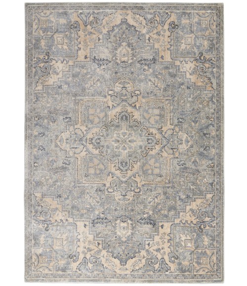 Nourison MOROCCAN CELEBRATION Area Rug kathy ireland Home Moroccan Celebration Area Rug KI382-Silver