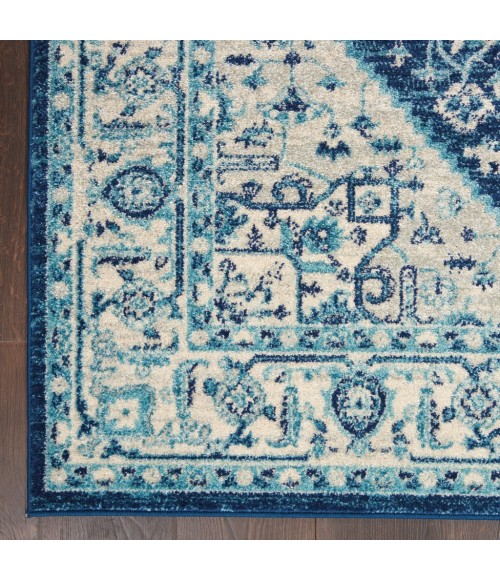 Nourison Tranquil Area Rug TRA06-Ivory/Navy