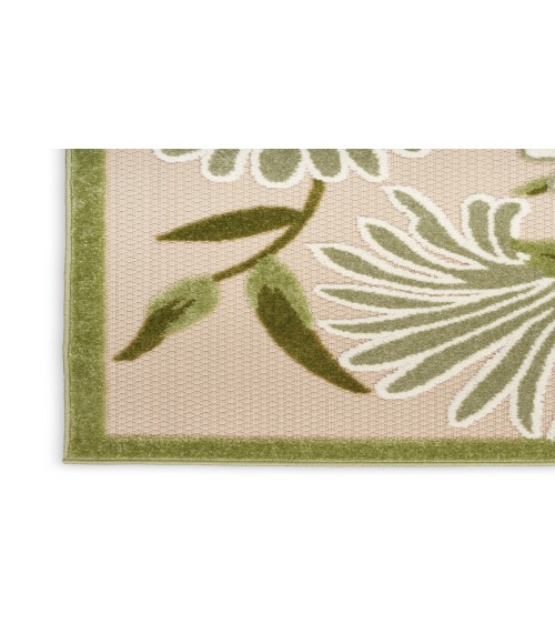 Nourison Aloha Ivory Green Rug ALH33 9 ft. X 12 ft. Rectangle - Rugs Town Nourison Aloha Ivory Green ALH33 9 ft. X 12 ft. Rectangle Rug