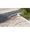 Nourison Astra Machine Washable Ivory Blue ASW15 7 ft. 10 in. X 10 ft. Rectangle Rug