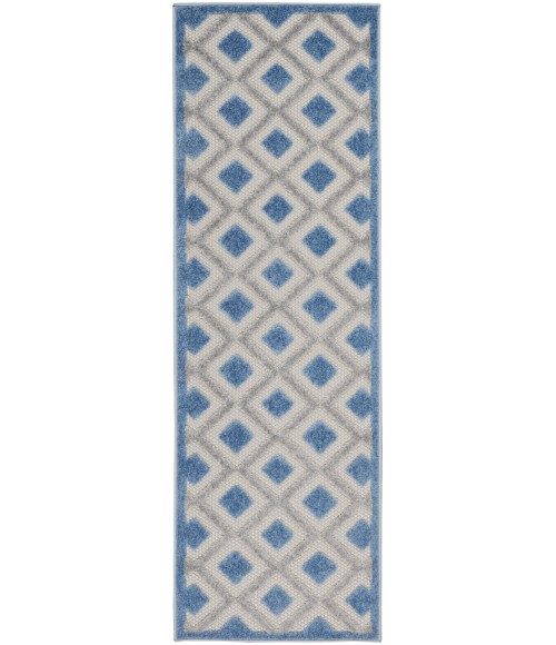 Nourison Aloha Area Rug ALH26-Blue/Grey