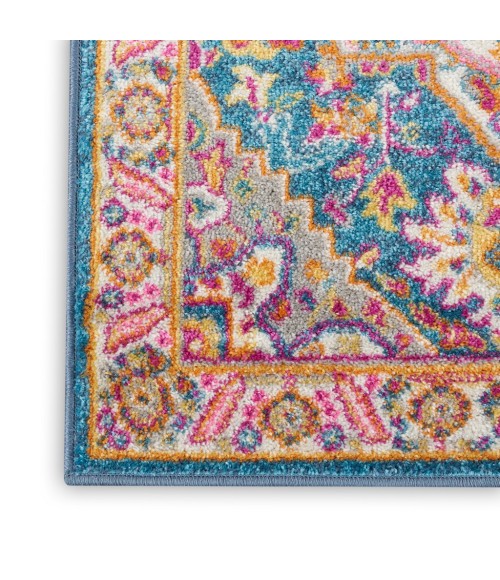 Nourison Passion Runner Area Rug PSN20-Teal Multicolor