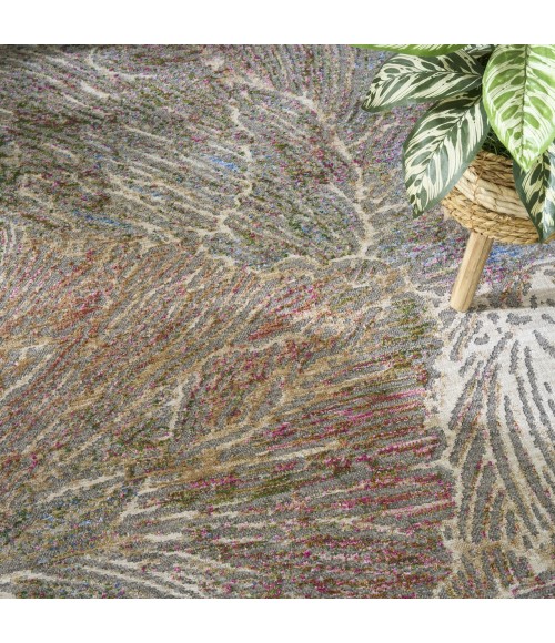 Nourison Home Vintage Harmony Green VHH04 7ft.10in. x 9ft.10in. Rect. Rug