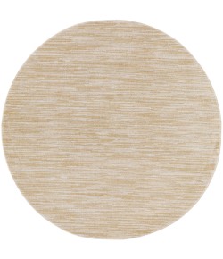 Nourison Home Nourison Essentials Ivory Gold NRE01 8 ft. Round Rug