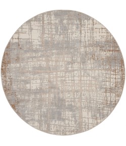 Calvin Klein Ck950 Rush - Ck950 Ivory Taupe Area Rug 6 ft. X Round