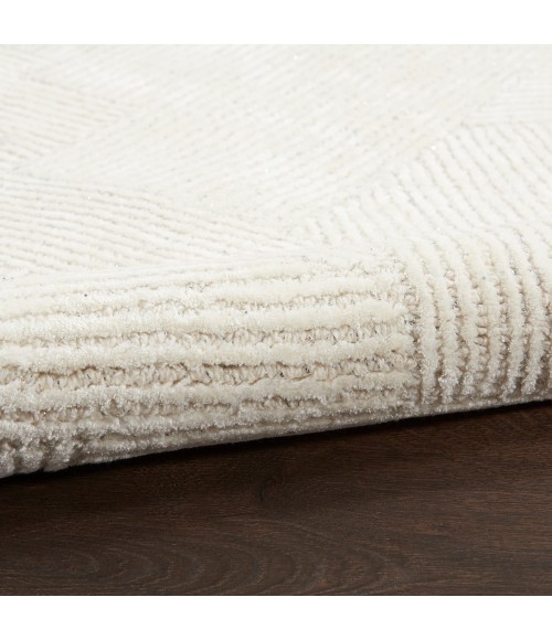 Michael Amini Ma30 Star Area Rug SMR01 Ivory 5'3" x 7'3"