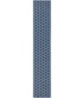 Nourison Reversible Indoor Outdoor Blue RVB01 2 ft. 2 in. X 10 ft. Rect. Rug