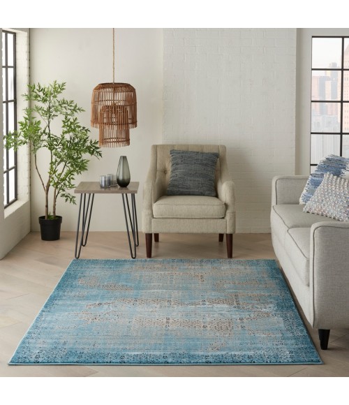 Nourison Karma Area Rug KRM01-Blue