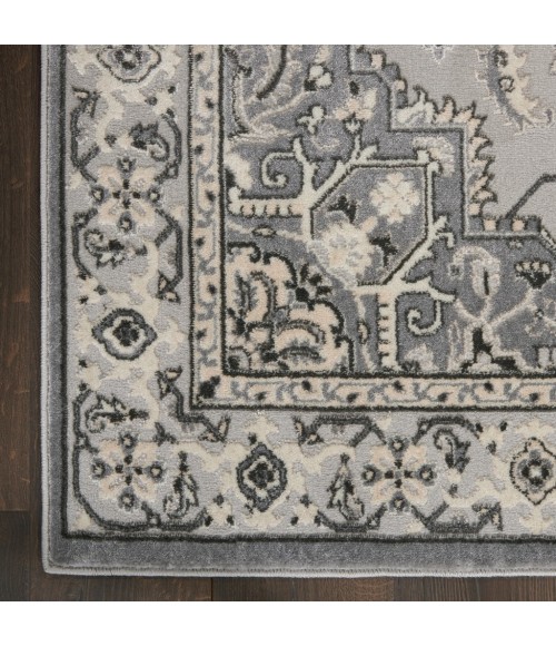Nourison GRAND VILLA Area Rug Kathy Ireland Grand Villa Area Rug KI80-Grey