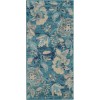 Nourison Tranquil(Traql) - Tra02 Turquoise Area Rug 2 ft. X 4 ft. Rectangle