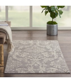 Nourison Jubilant - Jub09 Grey Area Rug 3 ft. X 5 ft. Rectangle