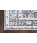 Nourison Astra Machine Washable Dark Blue ASW16 7 ft. 10 in. X 10 ft. Rectangle Rug