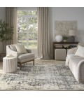Nourison Concerto Ivory Grey CNC17 7 ft. 10 in. X 9 ft. 10 in. Rect. Rug