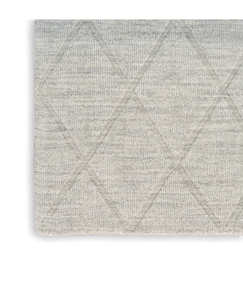 Nourison Wool Haven Grey WOH01 7 ft. 9 in. X 9 ft. 9 in. Rect. Rug