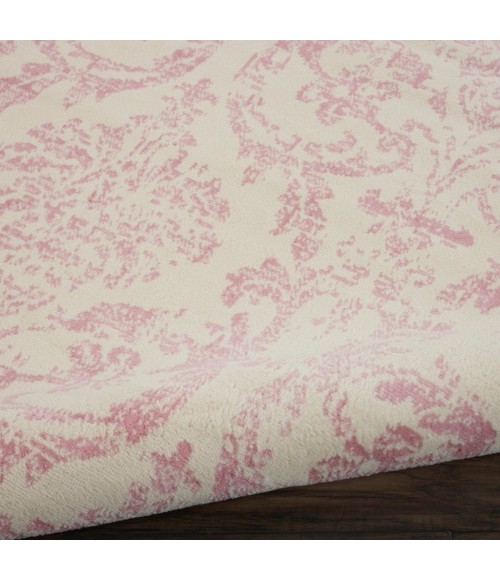 Nourison Jubilant Area Rug JUB09-Ivory/Pink