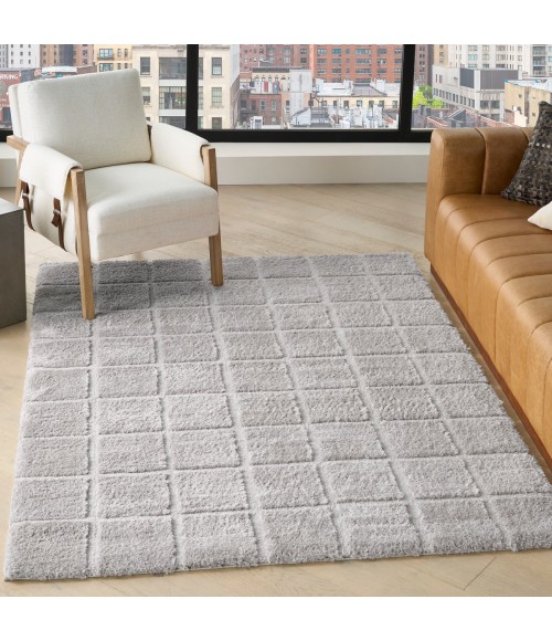 DKNY West End Ave Grey WTE01 5 ft. X 7 ft. Rect. Rug