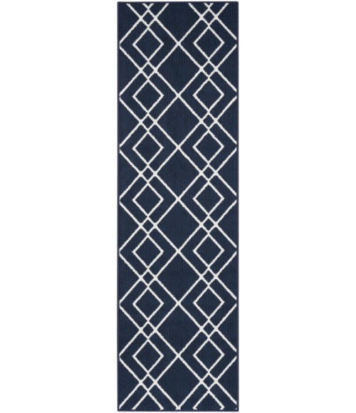 Nourison Modern Lines Area Rug MOL01 Denim
