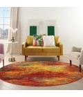 Nourison Home Nourison Essentials Flame Rug NRE06 8 ft. Round - Rugs Town Nourison Home Nourison Essentials Flame NRE06 8 ft. Round Rug