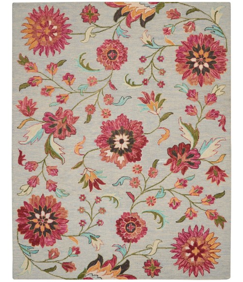 Nourison Bahari Area Rug BAH04-Grey/Multi