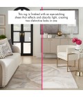 Inspire Me! Home Décor Brushstrokes Area Rug Inspire Me! Home Décor Brushstrokes Area Rug BSK01 Beige/Grey