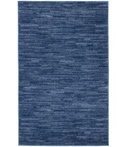 Nourison Essentials - Nre01 Navy Blue Area Rug 9 ft. X 12 ft. Rectangle