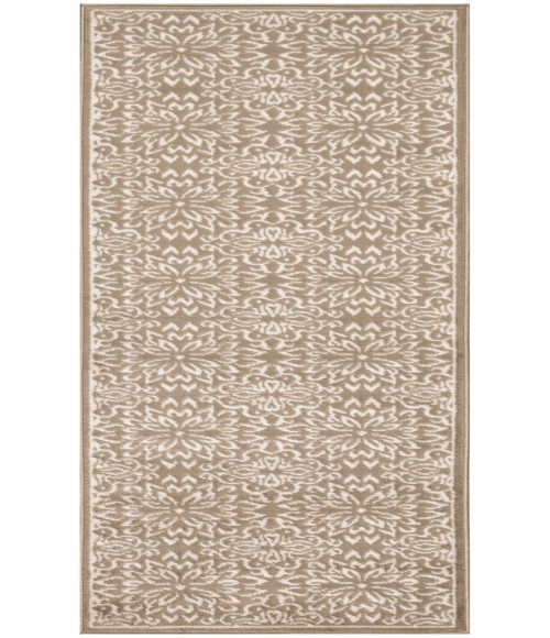 Nourison Jubilant Taupe JUB06 2 ft. 3 in. X 7 ft. 3 in. Rectangle Rug
