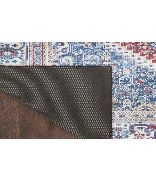 Nourison Vintage Home Red Blue VNH01 5 ft. X 7 ft. Rectangle Rug