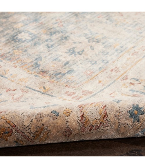 Nourison Luxurious Ivory Blue LRS03 10 ft. X 13 ft. Rect. Rug