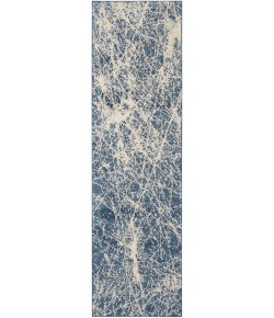 Nourison Splendid Navy Ivory SLD02 2 ft. 2 in. X 7 ft. 6 in. Rect. Rug