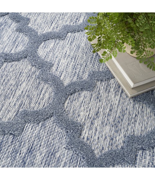 Nourison Easy Care Area Rug NES01 Denim Blue