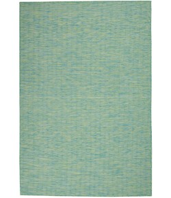 Nourison Positano - Pos01 Blue Green Area Rug 5 ft. X 7 ft. Rectangle