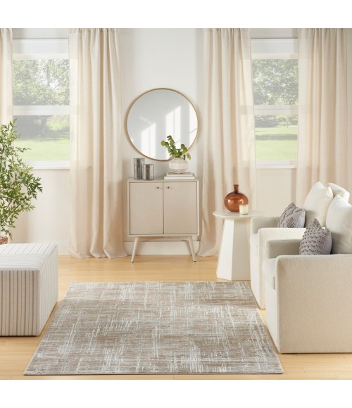 Nourison Home Texture Beige Grey HMT03 8 ft. X 10 ft. Rect. Rug