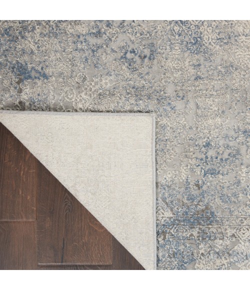 Nourison RUSTIC TEXTURES Area Rug Nourison Rustic Textures Area Rug RUS09-Ivory/Light Blue