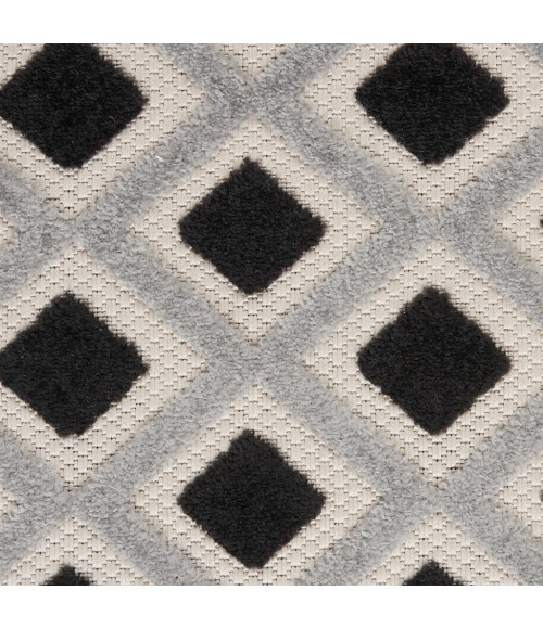 Nourison Aloha Area Rug ALH26-Black White