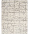 Nourison Luna Ivory Grey LUN02 10 ft. X 14 ft. Rect. Rug