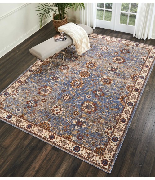 Nourison RESEDA Area Rug Nourison Reseda Area Rug RES04-Sky