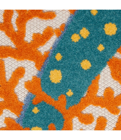 Aloha Area Rug Nourison Aloha Area Rug ALH24 Multicolor 12' x 15'
