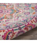 Nourison Passion Area Rug PSN20 Light Grey/Pink 4' x ROUND