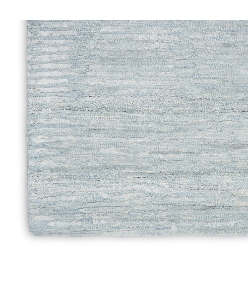 Calvin Klein Linear Area Rug LNR01 Light Blue