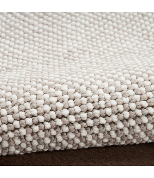 Nourison Natural Texture Ivory Mocha NTX01 9 ft. X 12 ft. Rect. Rug