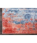 Nourison SAFARI DREAMS Area Rug kathy ireland Home Safari Dreams Area Rug KI374-Blue/Brick