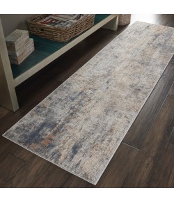 Nourison Home Rustic Textures RUS01 Grey Beige 2 ft. 2 in. X 7 ft. 6 in. Area Rug