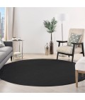 Nourison Essentials Black Area Rug NRE01-Black