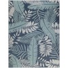 Nourison Home Garden Oasis GOA02 Navy 10 ft. X 14 ft. Area Rug