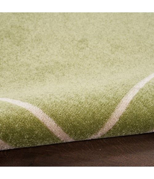 Nourison Nourison Essentials Area Rug Nourison Nourison Essentials Area Rug NRE02 Green Ivory